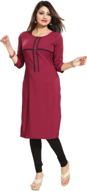 ALC Creations Women Solid Straight Kurta