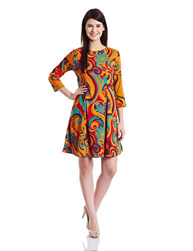 Harpa Women’s A-line Multicolor Dress