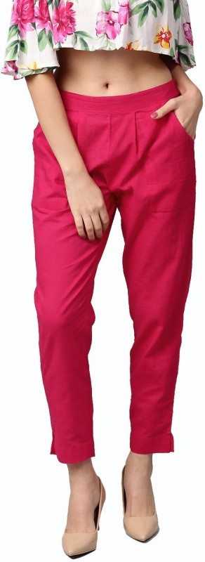 Style N Shades Regular Fit Women Pink Trousers