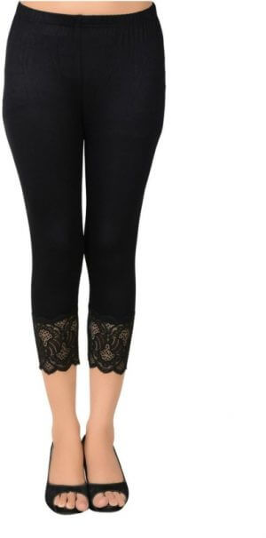 You Forever Women's Black Capri