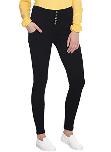 Broadstar Women Denim Jeans in Black