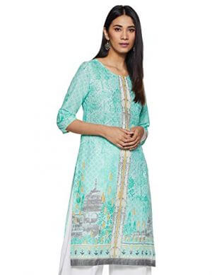 Aurelia Women’S Straight Fit Kurta At Cheap Rs. 404