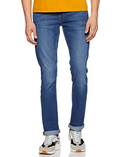 Arrow Sports Men’s Relaxed Fit Jeans (ASYJN0021_Blue_34) at Sale Price in India