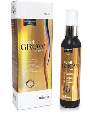 Brinton Wellgrow Anti Hair Loss Serum For Hair, Care, Women, Men, 60 ml at Cheap Price in India