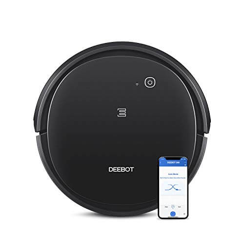 ECOVACS Deebot 500 Robotic Vacuum Cleaner with App & Voice Control, Strong Suction and Multiple Cleaning Modes, Self-Charging for Carpets & Hard Floors,Work with Alexa (Black) at Discount Price in India