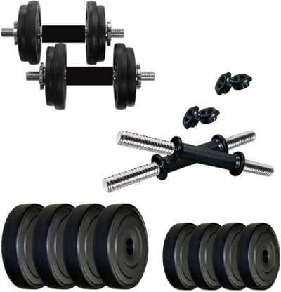GB FITNESS Adjustable PVC Dumbbell 10KG for Men & Women at Discount Price in India