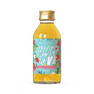 Hibiscus Monkey Love Hibiscus Hair Oil - Controls Hair Fall, Strengthens, Anti-Frizz - 100% Natural, No Mineral Oils - 120ml Glass Bottle. By Hibiscus Monkey at Discount Price in India