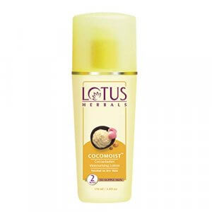 Lotus Herbals Cocomoist Cocoa Butter Moisturising Lotion, 170ml at Cheap Price in India