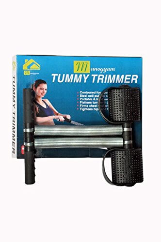Manogyam Dttb 03 Stainless-Steel Tummy Trimmer Double Spring Ab Exerciser (Black) at Cheap Price in India