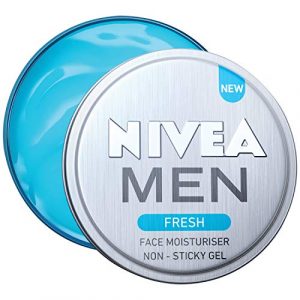 NIVEA Men Fresh Face Moisturizer Gel, Non Sticky & Light Moisturization, 75 Ml, 75 ml at Sale Price in India
