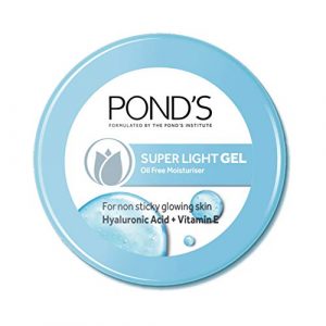 POND'S Super Light Gel Face Moisturiser with Hyaluronic Acid and Vitamin E, 147 g at Sale Price in India