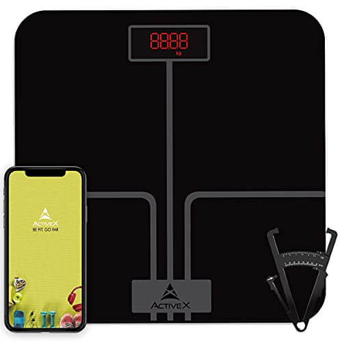 ActiveX (Australia) Ivy Plus, Digital Bluetooth Bathroom Scale For BMI And Body Weight With Free ActiveX App With Caliper [No Body Fat Function]… at Sale Price in India