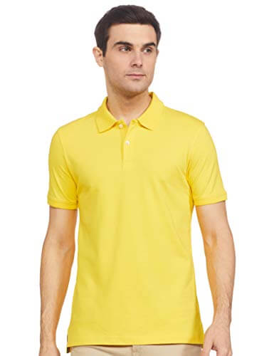 Amazon Brand – Arthur Harvey Men’s Solid Regular Polo Shirt at Sale Price in India