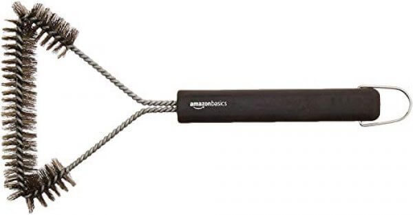 AmazonBasics 3-Sided Grill Brush, 12-Inch at Discount Price in India