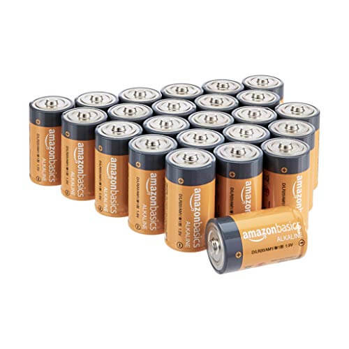 AmazonBasics D Cell Everyday Alkaline Batteries (24-Pack) at Sale Price in India