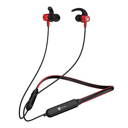 ANT AUDIO Wave Sports 540 Wireless Bluetooth in Ear Neckband Headphone with Mic (Fiery Red) at Discount Price in India