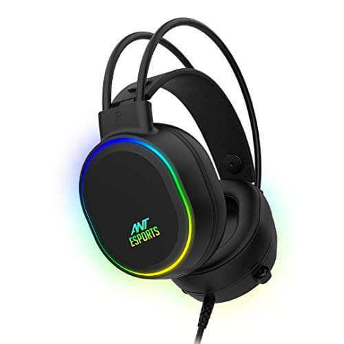 Ant Esports H1000 Pro RGB Gaming Headset for PC / PS4 / PS5 / Xbox One / Switch1 – Black at Cheap Price in India