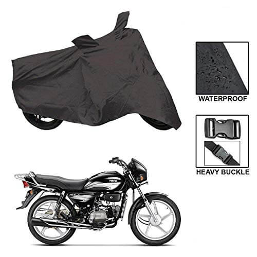ARNV Branded Bajaj Pulsar Body Cover, Built Water Resistant Fabric, Comes with Pocket Mirror and Belt (Grey) at Cheap Price in India