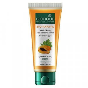 Biotique Bio Papaya Revitalizing Tan Removal Scrub, 100 g at Cheap Price in India