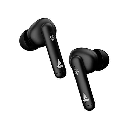 boAt Airdopes 141 True Wireless Earbuds with 42 Hours Playback, Fast Charge, IWP Technology, IPX4, Bluetooth v5.0 and Voice Assistant(Active Black) at Sale Price in India
