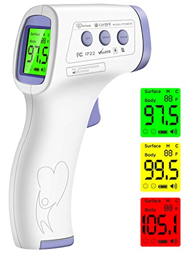 carent HTD8813C Digital Non Contact Infrared Forehead Laser Gun Thermometer For Body Fever Kids Adults & Babies at Cheap Price in India