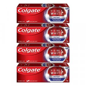 Colgate Visible White Instant Toothpaste - 100gm (Pack of 4) at Sale Price in India