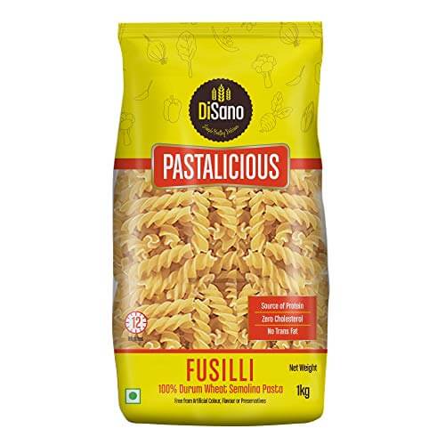 DiSano Pastalicious 100% Durum Wheat Fusilli Pasta, 1kg at Cheap Price in India