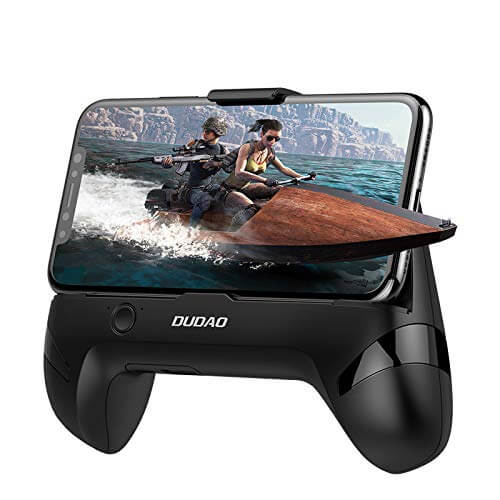 DUDAO Gaming Phone Holder with Inbuilt Instant Cooling Fan and Inbuilt 1200 mAh Power Bank – Black at Sale Price in India