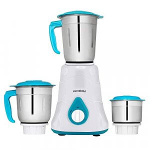 Eurodomo MAXX PRO 500 Watts (Hybrid) Mixer Grinder with 3 SS Jar (Sea-Green/White) at Discount Price in India