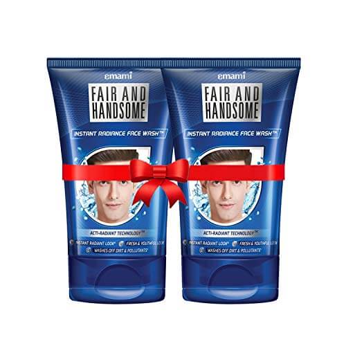 Fair and Handsome Instant Radiance Face Wash, 100g Pack of 2 at Sale Price in India