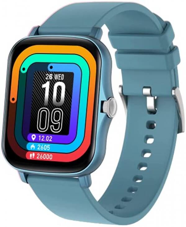 Fire-Boltt Beast SpO2 1.69” Industry’s Largest Display Size Full Touch Smart Watch with Blood Oxygen Monitoring, Heart Rate Monitor, Multiple Watch Faces & Long Battery Life (Blue) at Sale Price in India