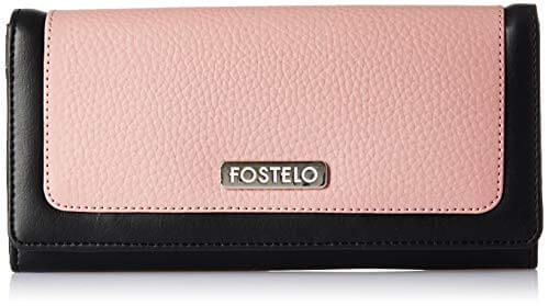 Fostelo Light Pink Synthetic Women’s Wallet (FC-63) at Sale Price in India
