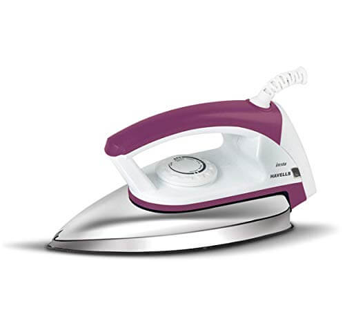 Havells Insta 750-Watt Dry Iron (Craneberry) at Sale Price in India