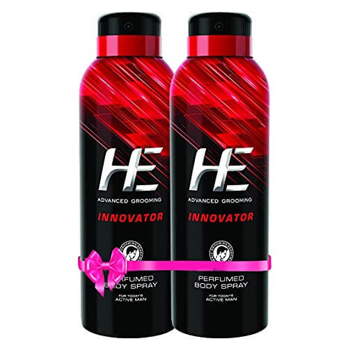 HE Innovator Perfume Body Spray, 150 Ml Pack Of 2, 150 ml at Discount Price in India
