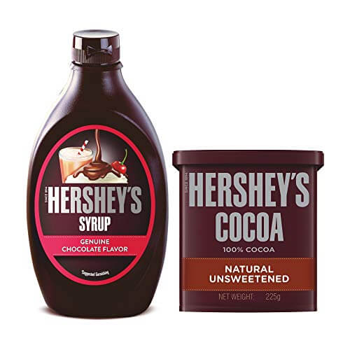 Hershey’s Cocoa Powder, 225g and Hershey’s Chocolate Syrup, 623g at Sale Price in India