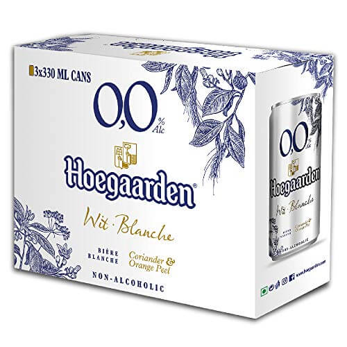 Hoegaarden 0.0 Non Alcoholic Wheat Beer Pack of 3 , 3 X 330ml at Sale Price in India