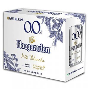 Hoegaarden 0.0 Non Alcoholic Wheat Beer Pack of 3 , 3 X 330ml at Discount Price in India