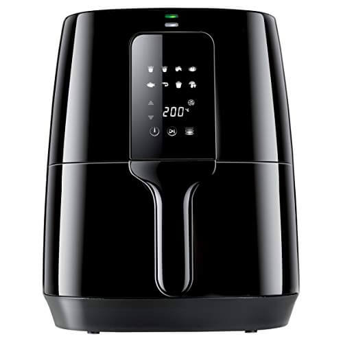 INALSA Air Fryer Digital Nutri Fry-1400W 4L,Smart AirCrisp Technology| 8-Preset, Touch Control & Digital Display| Variable Temp& Timer Control,(Black) at Sale Price in India