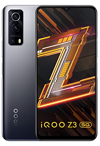 iQOO Z3 5G (Ace Black, 6GB RAM, 128GB Storage) | India’s First SD 768G 5G Processor | 55W FlashCharge | Upto 9 Months No Cost EMI | 6 Months Free Screen Replacement at Discount Price in India