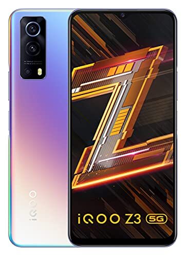 iQOO Z3 5G (Cyber Blue, 8GB RAM, 128GB Storage) | India’s First SD 768G 5G Processor | 55W FlashCharge | Upto 9 Months No Cost EMI | 6 Months Free Screen Replacement at Discount Price in India