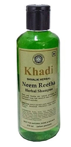 Khadi Natural Herbal Khadi Neem Reetha shampoo 210 ml at Cheap Price in India
