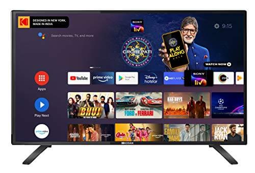 Kodak 80 cm (32 Inches) HD Certified Android LED TV 32HDX7XPRO (Black) (2020 Model) at Sale Price in India