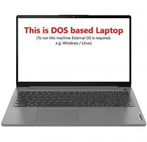 Lenovo IdeaPad Slim 3 2021 11th Gen Intel Core i3 15.6" (39.62cm) FHD Thin & Light Laptop (8GB/256GB SSD/DOS/2 Year Warranty/Arctic Grey/1.65Kg), 82H801DHIN at Discount Price in India
