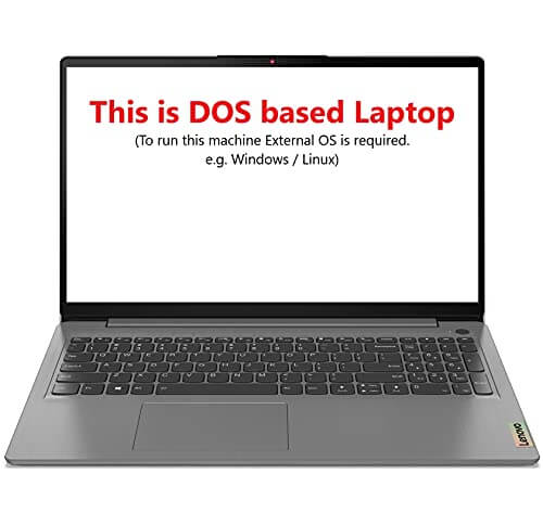 Lenovo IdeaPad Slim 3 2021 11th Gen Intel Core i3 15.6″ (39.62cm) FHD Thin & Light Laptop (8GB/256GB SSD/DOS/2 Year Warranty/Arctic Grey/1.65Kg), 82H801DHIN at Discount Price in India