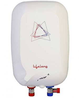 Lifelong Flash 3 Litres Instant Water Heater (3000W, ISI Certified, 2 Years Warranty) at Discount Price in India