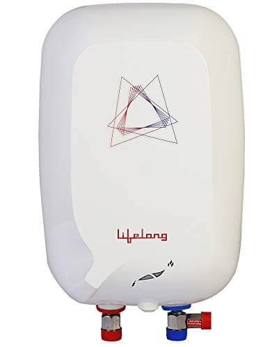 Lifelong Flash 3 Litres Instant Water Heater (3000W, ISI Certified, 2 Years Warranty) at Discount Price in India