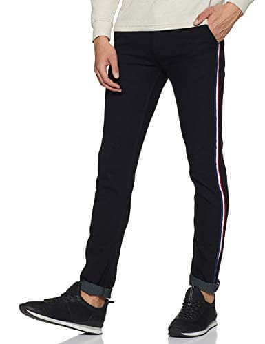 Neostreak Men’s Slim Fit Apparel (neoepsstripebwr Black_34) at Cheap Price in India