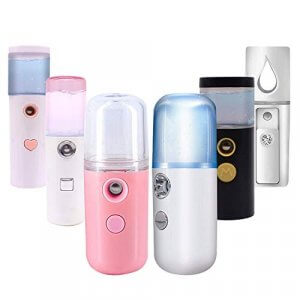 ORILEY USB Rechargeable Handy Mini Portable Cool Face Moisturizing Nano Mist Sprayer for Eyes and Face (Random Colour & Design) - OR_JADE02 at Sale Price in India