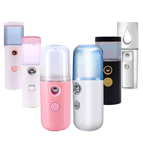 ORILEY USB Rechargeable Handy Mini Portable Cool Face Moisturizing Nano Mist Sprayer for Eyes and Face (Random Colour & Design) – OR_JADE02 at Sale Price in India