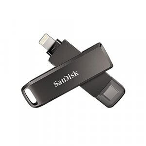 SanDisk 64GB iXpand Flash Drive Luxe for iPhone, Type-C Android Phone & Other Devices (SDIX70N-064G-GN6NN) at Cheap Price in India